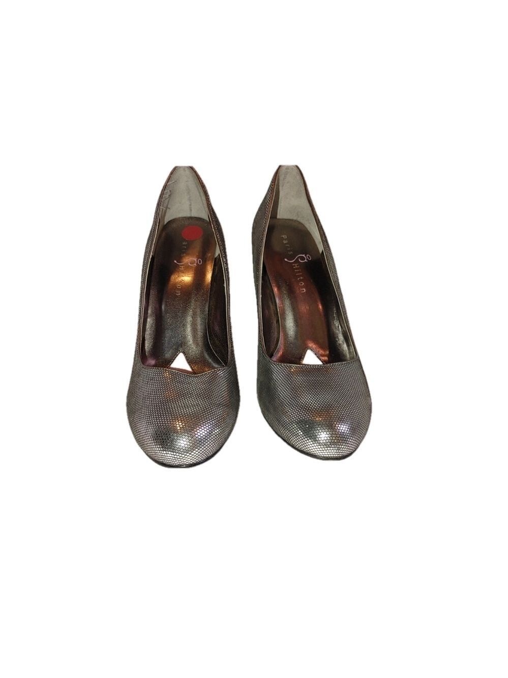 Paris Hilton Chico Heels Size 8
